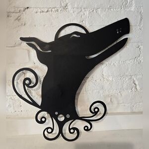Greyhound, Whippet, Italian Greyhound metal wall art EUC